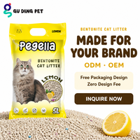 Litière pour chats et petits animaux en bentonite de sodium sûre, agglomérante instantanée, neutralisant les odeurs, 10L, facile à ramasser, de qualité supérieure