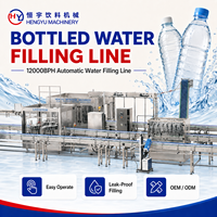 Ligne de production de machines de remplissage automatique de bouteilles d'eau 3-en-1 : remplissage, bouchage, étiquetage
