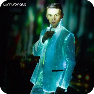 Colorful Led <strong>Rave</strong> Luminous Jacket <strong>Mens</strong> Suits blazer for Stage Costume - Product Image 6