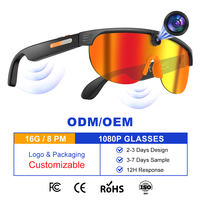 Lunettes intelligentes IA en promotion avec caméra vidéo 8MP, transfert Wi-Fi et enregistrement audio – Lunettes connectées IA avec caméra