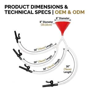 Entonnoir à bière à 4 sorties avec logo personnalisé, outil de boisson rapide pour fête, distributeur de boissons multi-joueurs, ensemble de <span class=keywords><strong>jeu</strong></span> <span class=keywords><strong>d</strong></span>'<span class=keywords><strong>alcool</strong></span>, articles de bar - Product Image 2