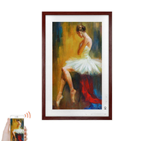 HAOCROWN - Marco de Fotos Digital con Pantalla de Tinta Electrónica para Montaje en Pared, para Decoración de Arte en el Hogar, Galería, Hotel u Oficina