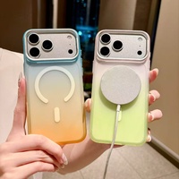 Coque de protection magnétique C0287 à design fin avec protection caméra pour iPhone 17 Air 16 15 14 13 12 11 18 Pro Max