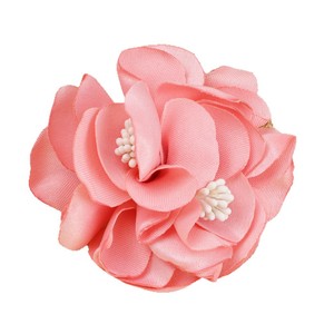 Fleur artificielle de camélia en tissu, accessoires pour cheveux faits à la main, décoration de mariage, automne 2025, origine Jinhua - Product Image 4