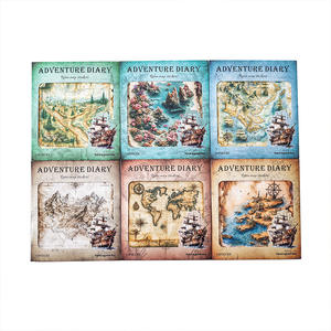 10 autocollants en papier par paquet, série de journaux d'aventure, autocollants décoratifs de style journal vintage, découpe à la forme, vernis brillant - Product Image 5