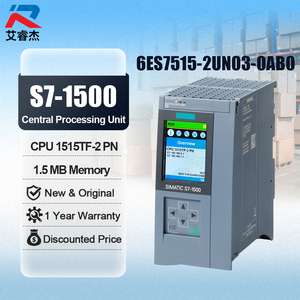 ซีพียู 6ES7515-2UN03-0AB0 SIMATIC S7-1500T CPU 1515TF-2 PN ของแท้ใหม่เอี่ยม ชุดควบคุม PLC 6es7515-2un03-0ab0 - Product Image 1