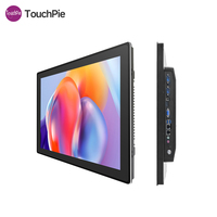 Monitor táctil industrial de marco abierto de 15.6 pulgadas y 21.5 pulgadas con cable de tierra RJ45 RS485 de 24V para máquina de automatización