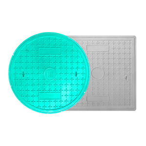 맞춤형 복합 사각 맨홀 커버 직접 판매 제조 업체 수지 맨홀 커버 빗물 건설 부동산 - Product Image 5