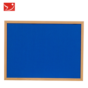 Tableau d'affichage magnétique en feutre de haute qualité pour enfants, 30x45cm, cadre en bois, 5 épingles, tableau effaçable à sec - Product Image 2