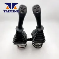 Vanne de commande hydraulique à joystick pour excavatrice Hyundai R-7 R-9, ensemble de poignées gauche et droite à 3 boutons