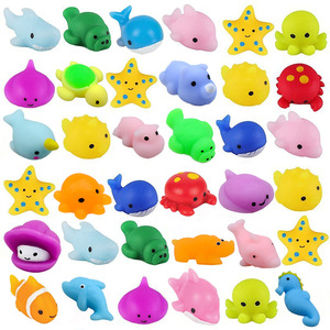 Funny Cartoon Shape <b>Fidget</b> Squeeze Toy Animal Decompression Slow Rising Squishy Squeeze Mochi Sea Animal Mochi for Kids - Product Image 1