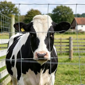 Hot-Dipped Galvanized Cattle Fence Heavy-Duty Livestock Fence for Ranch Pasture Farm - Product Image 2
