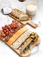 Planche à découper en bambou de qualité supérieure avec rainure pour les jus