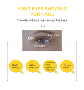 Nhãn Hiệu Riêng Chống-Nhăn Tối Vòng Tròn Loại Bỏ Axit Hyaluronic Collagen Hydrogel Miếng Vá Mắt Pha Lê Vàng Gel Tấm Mặt Nạ - Product Image 5