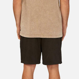Shorts pour hommes en tissu léger et à séchage rapide, sur mesure, respirants, multi-poches, effet délavé, en vente - Product Image 2
