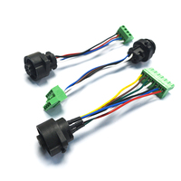 Adaptador de PSU de 24 pines ATX, Cable conector de 14 pines, voltaje de 12V, aislamiento de PVC, arnés de cableado de Conductor de cobre para alimentación de placa base