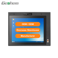 Geshem 17 pouces, PC industriel tout-en-un haute performance J1900 I3 I5 I7, ordinateur embarqué sans ventilateur, compatible Win10/Linux, OEM