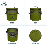 Sac à dos isotherme étanche moderne et portable MIREN avec logo personnalisé, en TPU, capacité de 18 L (25 canettes), pour le camping en plein air