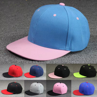 6 Panneau Plain Blank Haute Qualité Snapback Trucker Hat Men 2 Two Tone Unstructured Baseball Snapback Hat