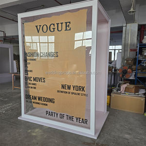 Weddings &amp; Parties PVC Magazine <strong>Photo</strong> <strong>Booth</strong> <strong>Box</strong> Backdrop for Decorations &amp; Photography Durable Easy-to-Use Packaged in Carton - Product Image 4