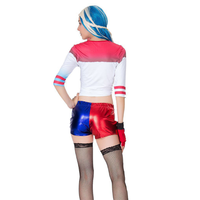 Vêtements pour femmes Uniforme sexy Ensemble complet de vêtements de carnaval Movie Suicide Squad Harley Quinn Costume