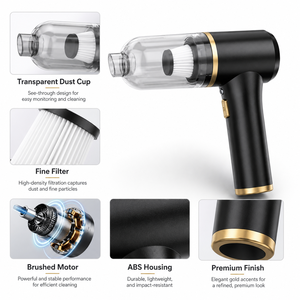 6000Pa <b>Portable</b> Cordless Handheld Car <b>Vacuum</b> Cleaner Brushed Motor 4 in 1 Air Blower Inflator OEM ODM Private Label Bulk Supply - Product Image 4