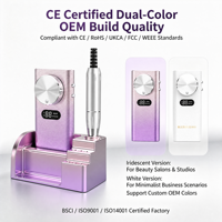 Polisseuse à ongles professionnelle OEM ODM Vente en gros Direct Usine Personnalisée 45000 tr/min Certifiée BSCI ISO9001 CE