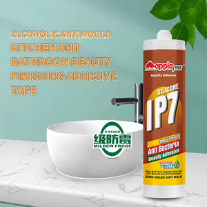 Mastic silicone neutre anti-moisissure et résistant aux intempéries pour le bois, la construction, la cuisine, la salle de bain, les toilettes, les bacs à lave-vaisselle et l'adhésion des bords – Beauté et Durabilité - Product Image 2
