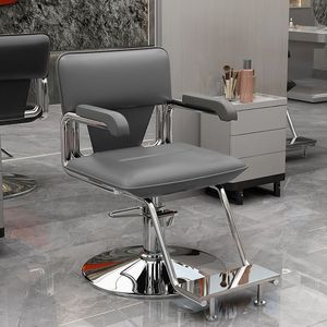 Silla de Peluquería Hidráulica Ergonómica Moderna y Sencilla, Giratoria 360 Grados, de Cuero Sintético, con Elevación - Product Image 3