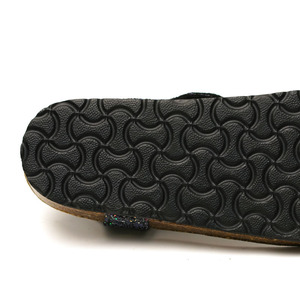 Tongs plates noires confortables pour femmes, nouveau design, magnifiques pantoufles à paillettes, élégantes et tendance - Product Image 2