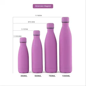 Thermos in Acciaio Inox a Doppia Parete 500ml, Isolamento Termico 12-24 Ore, Senza BPA, per Sport all'Aperto e Acqua - Product Image 5