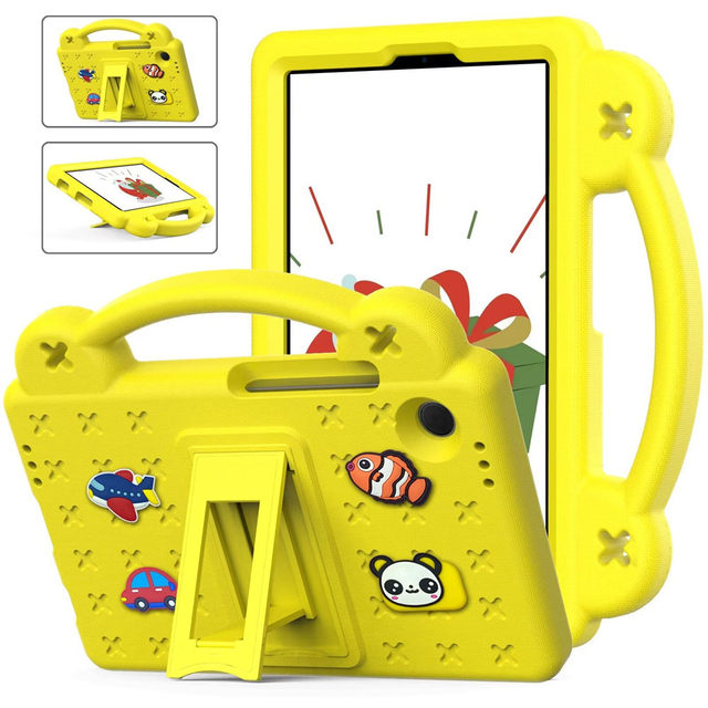 Kids Cartoon Tablet Case for iPad Mini 6 8.3 Inch EVA Lightweight Shockproof Kid-Proof Cover Handle Stand
