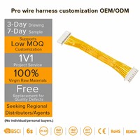 Kabel Harness Konduktor Tembaga Tahan Air IP68 Karet/Nilon untuk Robot Komputer Penggunaan Industri Luar Ruangan yang Keras dan Berat