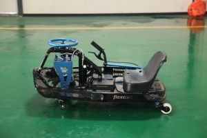 โกคาร์ทไฟฟ้า 750W ระบบขับเคลื่อนโซ่ สำหรับผู้ใหญ่ รองรับน้ำหนักสูงสุด 200 กก. พร้อมดิสก์เบรก - Product Image 4