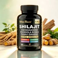 Capsules de complément alimentaire à base de Shilajit Wins Town, ingrédients botaniques, formule personnalisée OEM ODM, emballage sur mesure