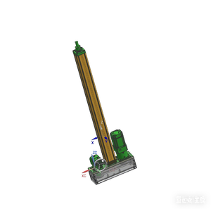 Actionneur linéaire électrique servo DC, simulateur de mouvement de vérins télescopiques linéaires à mouvement alternatif - Product Image 3