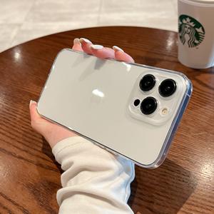 เคสโทรศัพท์มือถือแบบใสแบบบางเฉียบป้องกันสีเหลือง0.8มม. สำหรับ iPhone 16 PRO MAX - Product Image 1