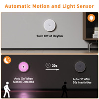 Nouvelle Lampe Murale LED Intelligente RGB à Détecteur de Mouvement 2026, Rechargeable Sans Fil, Magnétique, pour Maison, Escalier, Placard, Armoire, Chambre