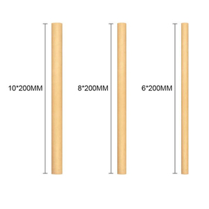 Tre uống ống hút cấp thực phẩm được phê duyệt tái sử dụng rơm bàn chải thanh phụ kiện biểu tượng tùy chỉnh sinh học-phân hủy rơm - Product Image 5
