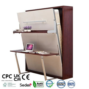 Nascer do sol novo design fábrica venda direta cama na sala de estar cama dobrável murphy com tempestade armário com sofá - Product Image 1