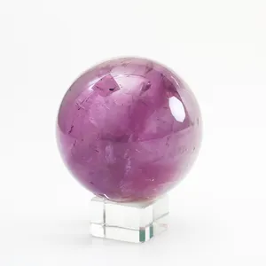 Natural Rose Quartz Obsidian Clear Gemstone Crystal Ball Spiritual Healing Crystals Stone Sphere