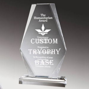 Bloque de exhibición de <span class=keywords><strong>pulido</strong></span> transparente o negro de tamaño personalizado Base de trofeo acrílico de plástico - Product Image 5