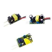 Alimentation électrique simple AC-DC 5V 2A, entrée 220V/110V/240V, carte nue, mini 50/60Hz, haute efficacité, éclairage LED intelligent pour la maison, 09
