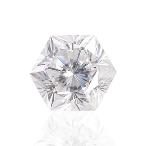 新的莫西桑石在松散宝石热卖顶级品质花式切割松散宝石钻石DEF颜色VVS戒指/项链的清晰度
