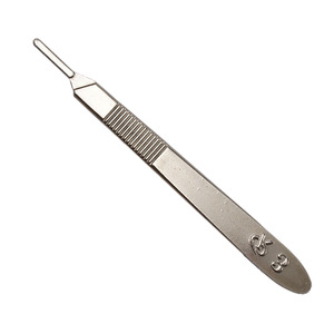 Cuchillo Quirúrgico Guanlan con Mango de 128 mm de Longitud, Hoja de 40 mm y Punta de 20 Grados para Instrumentos de Disección Veterinaria - Product Image 2