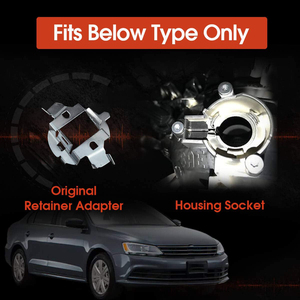 Hệ Thống Chiếu Sáng Tự Động Xe <span class=keywords><strong>LED</strong></span> Light Với Adapter Chủ Tất Cả Trong Một H7 Đèn Pha Cho Jetta A3 A4 A6 E60 E61 E-Class ML - Product Image 5