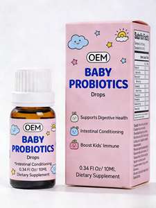 Fabricant OEM/ODM de compléments probiotiques pour enfants, soutien digestif, santé intestinale, gouttes d'huile <span class=keywords><strong>probiotique</strong></span> pour bébés - Product Image 2