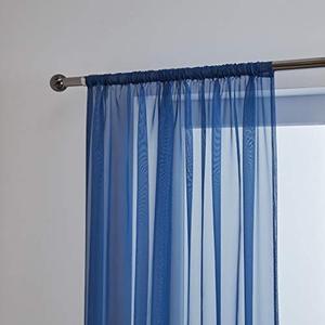 Cortina transparente de bolsillo con varilla de estilo simple, elegante, con textura suave al tacto, da a tu <span class=keywords><strong>casa</strong></span> un tiempo y cómodo - Product Image 4