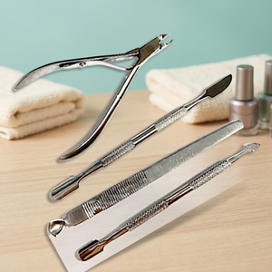 Extractor de Acné Profesional, Empujador y Removedor de Cutículas, Herramienta para Limpiar Uñas, Manicura, OEM, Acero Inoxidable, Doble Punta, Reutilizable - Product Image 2