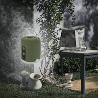 Mini pompe électrique portable multifonctionnelle d'extérieur avec batterie lithium-ion LED, longue autonomie, sans fil, gonflage/dégonflage pour le camping